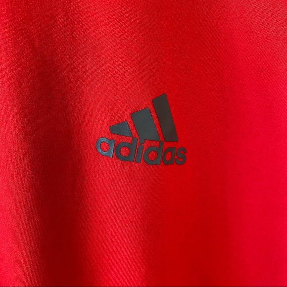 Red Adidas Ultimate Tee - Picture 3 of 8